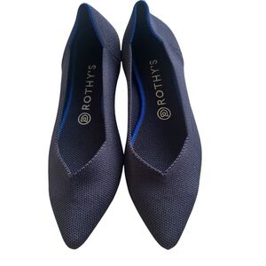 Rothy's the‎ point women shoes size 7.5 color navy blue